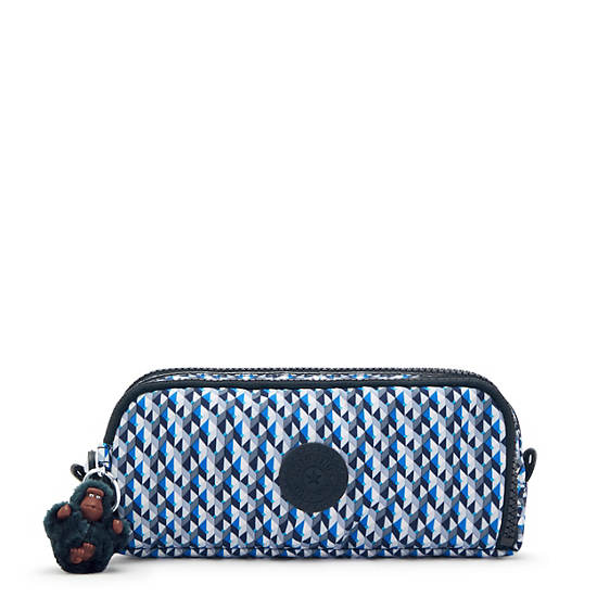 Plecaki Kipling Gitroy Klasyczne Printed Pencil Case Niebieskie | PL 1316IL